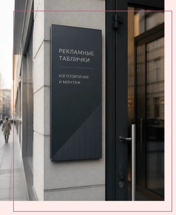 Рекламные таблички в Качканаре по цене от 4614 р. | Аванза-Кчк